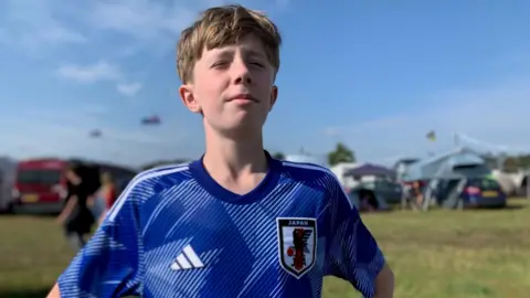 Jack in his Japan shirt