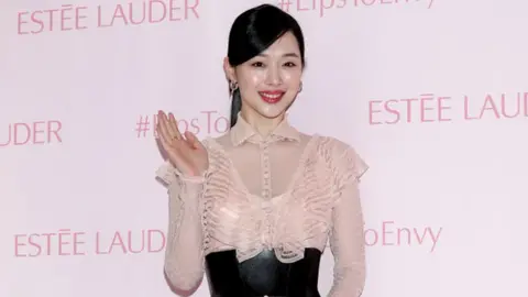 Getty Images Sulli pictured in February 2019