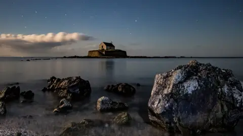 Bleddyn Jones St Cwyfan's Church at Llangadwaladr on Anglesey