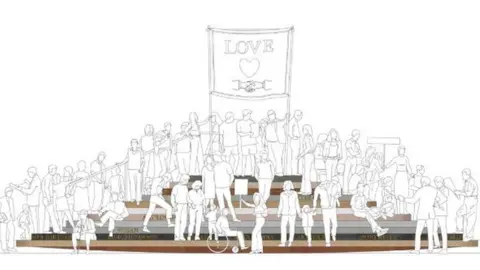 Jeremy Deller/Caruso St John Architects Jeremy Deller's planned memorial