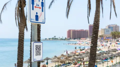 Getty Images Malaga beach