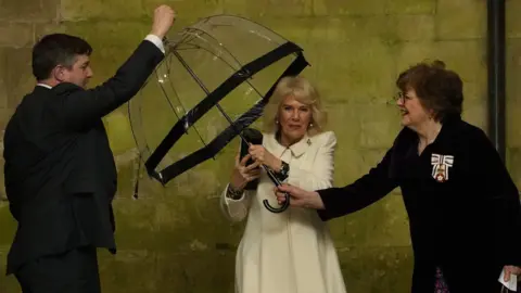 PA / Kirsty Wigglesworth Queen Camilla