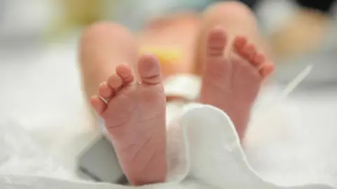 BBC Newborn baby's feet