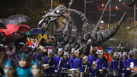 PA Media derry halloween parade 2022