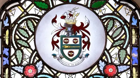 UK Parliament/Jessica Taylor Sir Lindsay Hoyle coat of arms