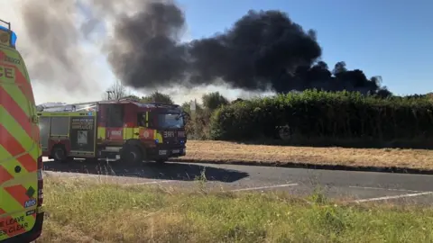 South Central Ambulance Service Fire in Little Marlow