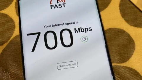 Phone speed test