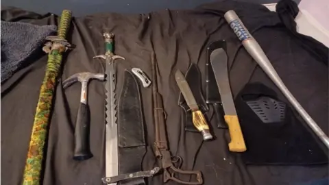 Met Police Weapons seized