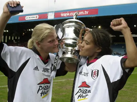 PA/Alamy 2002 winners Katie Chapman and Rachel Yankey