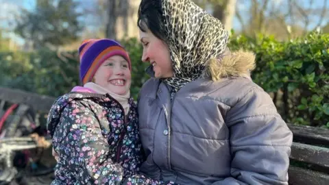 BBC/ Emily Anderson Olha and her daughter