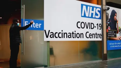 Getty Images Covid vaccination centre