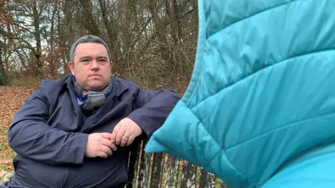 BBC Aled Scourfield interviews Cathy