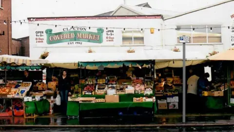 Lesley Croxford Clacton Covered Market in 1985