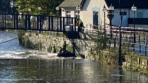 The Pembrokeshire Herald A search is under way on the River Cleddau in Haverfordwest