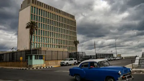Getty Images File image of the US embassy in Cuba