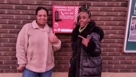 Sensational Vibes Johara and Kamala with the bleed kit