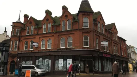 BBC The building Pret is going into on Cornhill, Ipswich