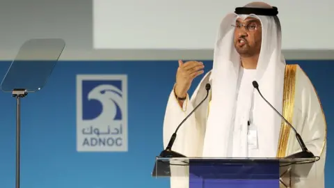 Getty Images UAE Minister of State and ADNOC Group CEO, Sultan Ahmed al-Jaber