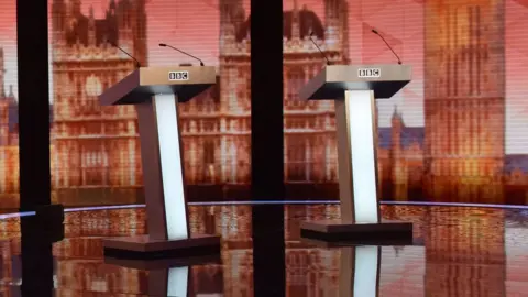 BBC Podiums ready in the run-up to 2015 election