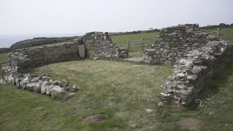 Getty Images ancient ruins of St Non's church