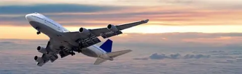 Getty Images plane taking off