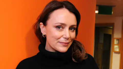 BBC Keeley Hawes at BBC Radio 2's studios in London
