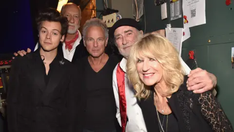 Getty Images Fleetwood Mac with Harry Styles in 2018