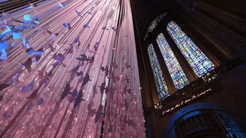 Derby Cathedral Peace Doves