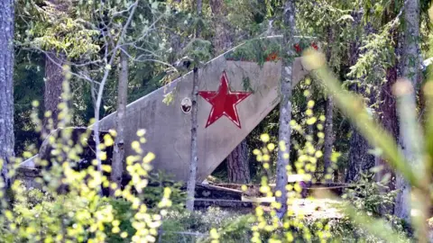 Soviet Air Force cemetery at Amari airbase, Estonia