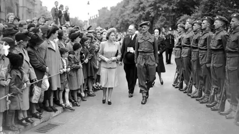 Getty Images Princess Elizabeth in Northampton