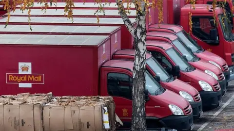 Getty Images Royal Mail vans