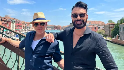 BBC/Rex TV Rylan Clark and Rob Rinder