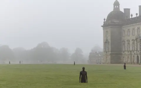 Theo Christelis Antony Gormley's Time Horizon installation at Houghton Hall, Norfolk,