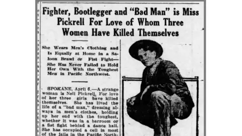 Public domain, thanks to Peter Boag Newspaper from the US 1912