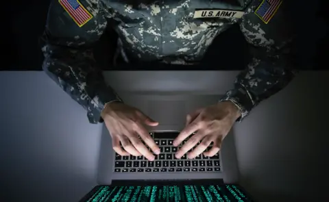 Getty Images us solider hacking