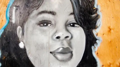 Getty Images A mural of Breonna Taylor in California