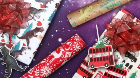 Paperchase Paperchase Christmas wrapping paper