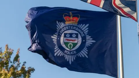 Leicestershire Police flag