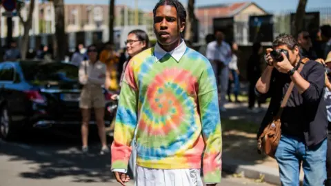 Getty Images ASAP Rocky at fashion week