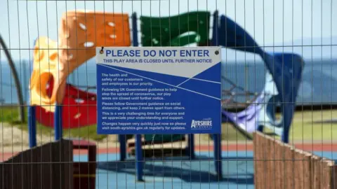 Getty Images play park closed in Ayrshire