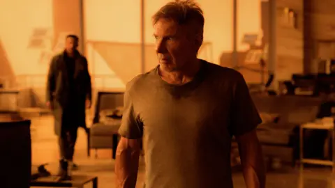 Stephen Vaughan/Columbia/Kobal/REX/Shutterstock Harrison Ford with Ryan Gosling in Blade Runner 2049