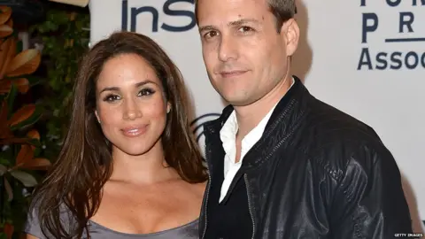Getty Images Meghan Markle and Gabriel Macht
