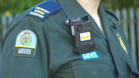 Bodycam worn by Gary and his team