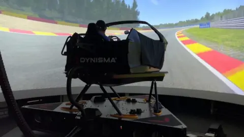 McLaren says the simulator means it does not need to build expensive prototypes anymore.