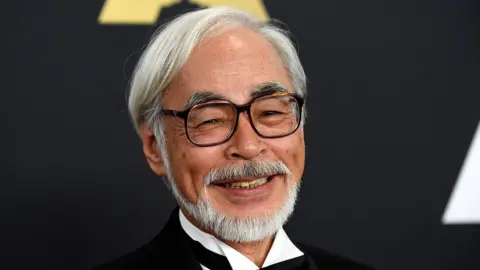 Getty Images Hayao Miyazaki 2024 Oscar winner for The Boy and the Heron