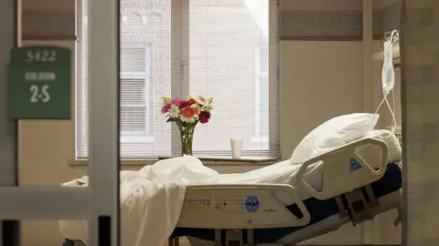 Getty Images Empty hospital bed
