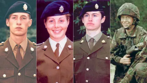 PA Sean Benton, Cheryl James, Geoff Gray and James Collinson