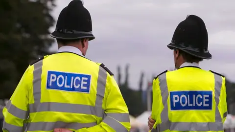 Getty Images Stock images of police officers