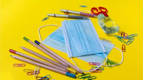 Getty/Elena Katkova masks and pencils