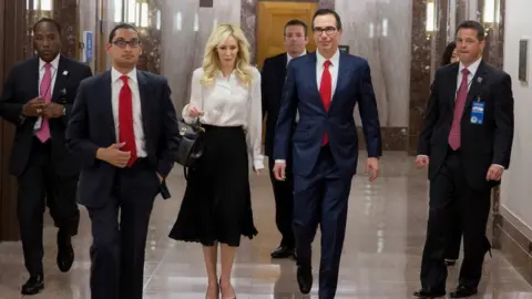 Getty Images Mnuchin and wife
